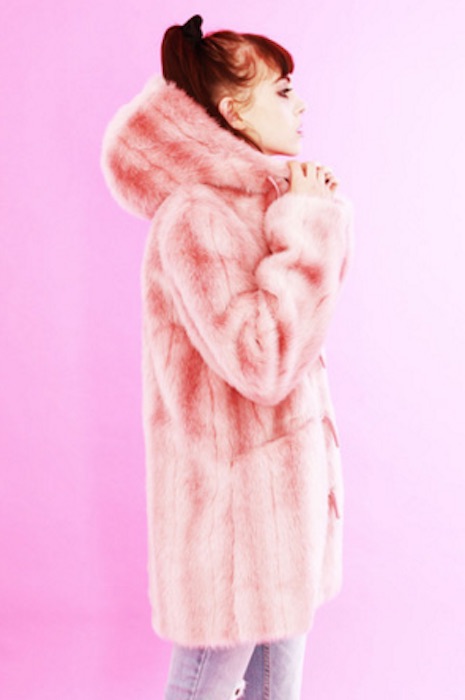 OMG!!! Pink Faux Fur Coat 